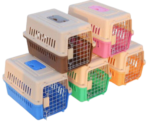Pet Carrier with Extra Filter Panel Assorted Color - Small
